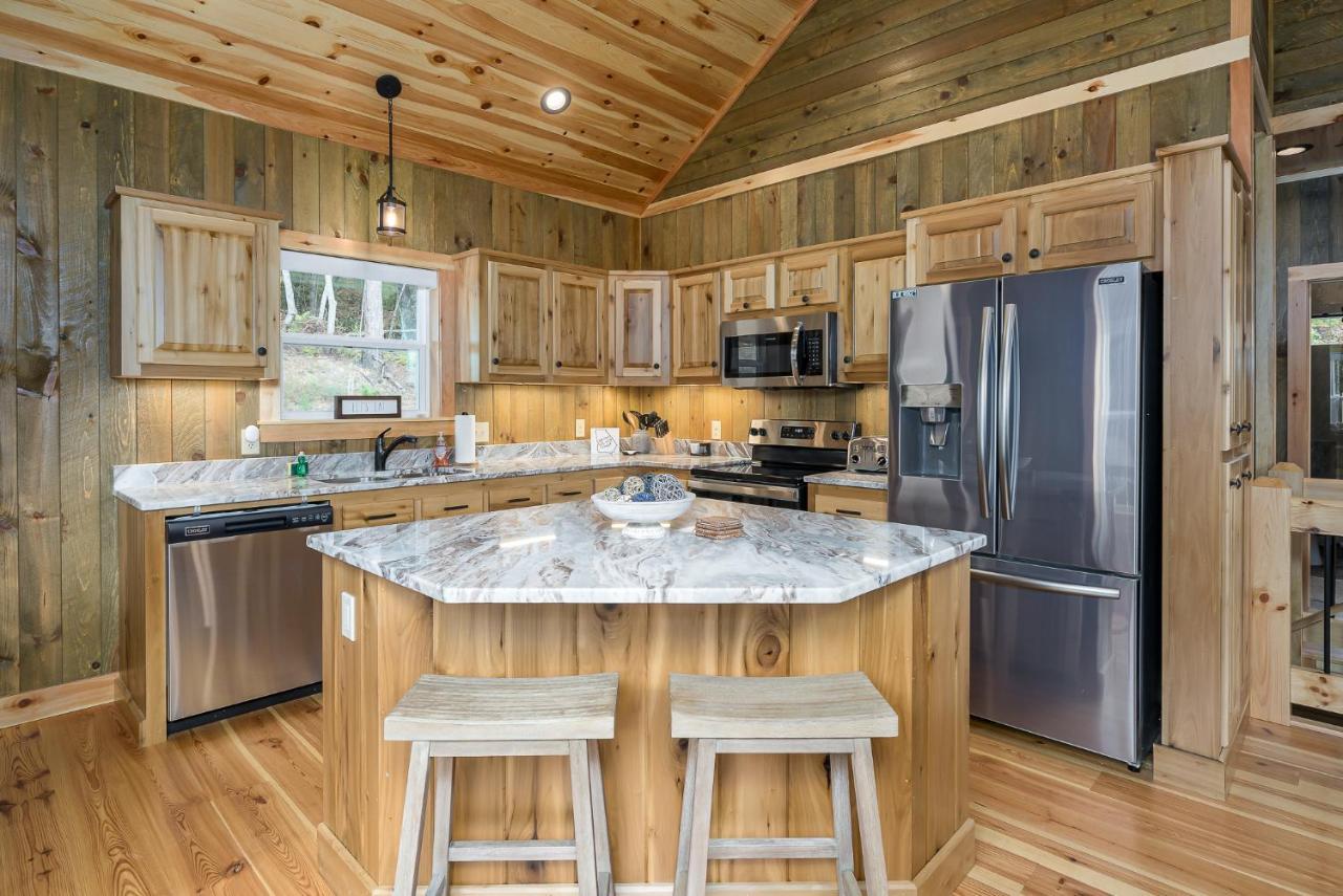 The Llaguna Lodge - New Cabin, Sleeps 10, Fire Pit, Hot Tub, In Blue Ridge , Ga Exterior foto